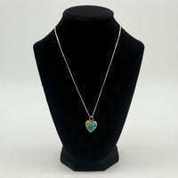 Medium Turquoise Heart Necklace