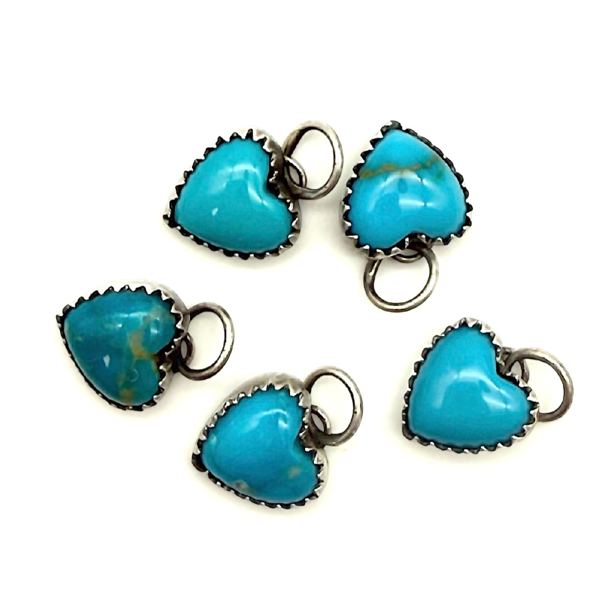 Tiny Turquoise Heart Necklace