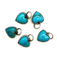 Tiny Turquoise Heart Necklace