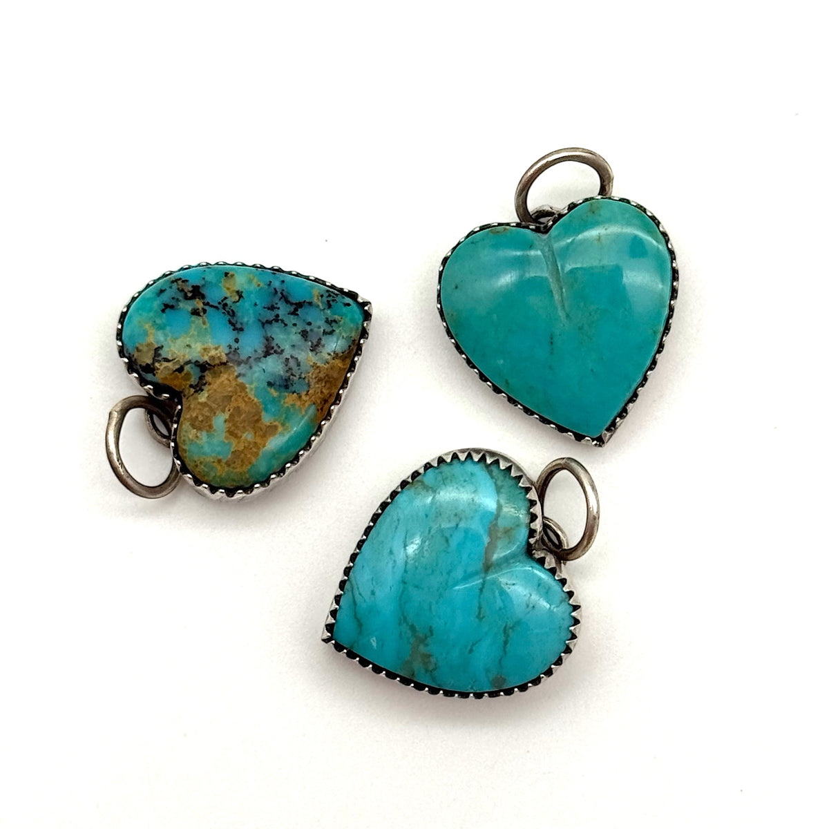 Medium Turquoise Heart Necklace