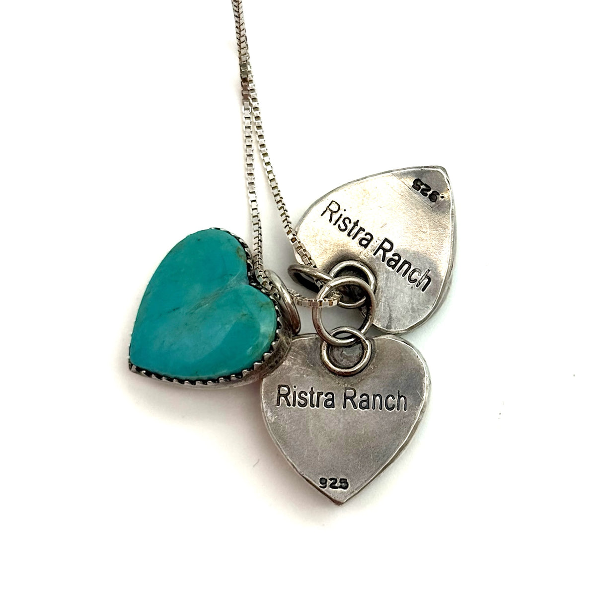 Medium Turquoise Heart Necklace