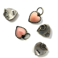 Tiny Pink Conch Heart Necklace