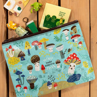 Cute Lil Mushrooms Zipper Pouch