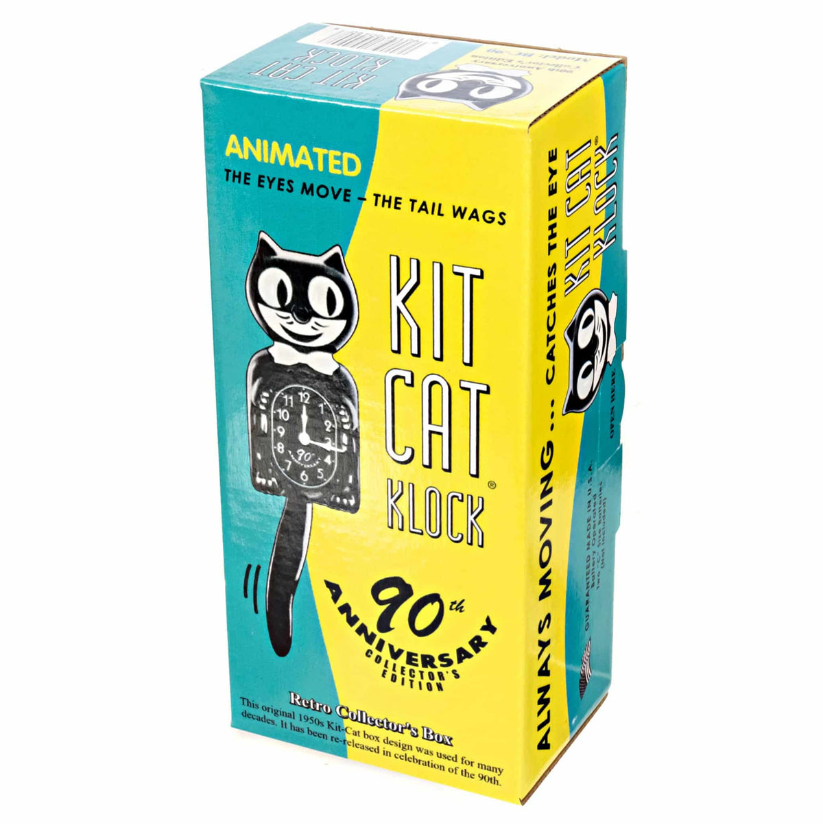 90th Anniversary Edition Kit-Cat Klock with Collectors Box Black