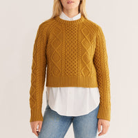 WOMEN’S PENDLETON SHETLAND COLLECTION FISHERMAN SWEATER