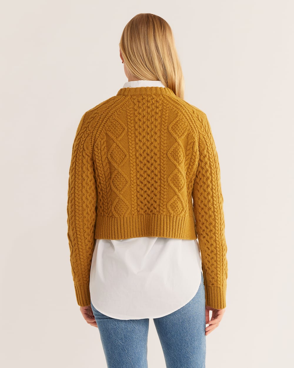 WOMEN’S PENDLETON SHETLAND COLLECTION FISHERMAN SWEATER