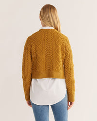 WOMEN’S PENDLETON SHETLAND COLLECTION FISHERMAN SWEATER