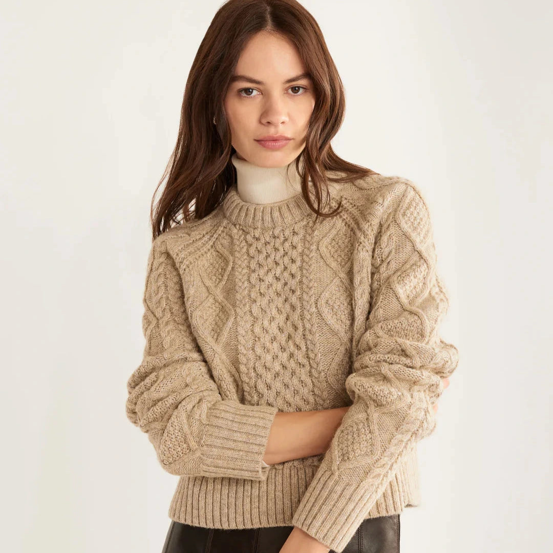 WOMEN’S PENDLETON SHETLAND COLLECTION FISHERMAN SWEATER