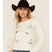 Pendleton Women's Conversation Print Sweatshirt