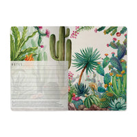 Cactus Notebook Green