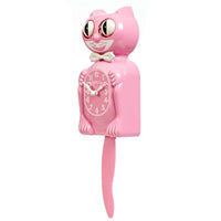 Pink Satin Kitty-Cat Klock