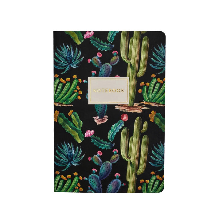 Cactus Notebook Black
