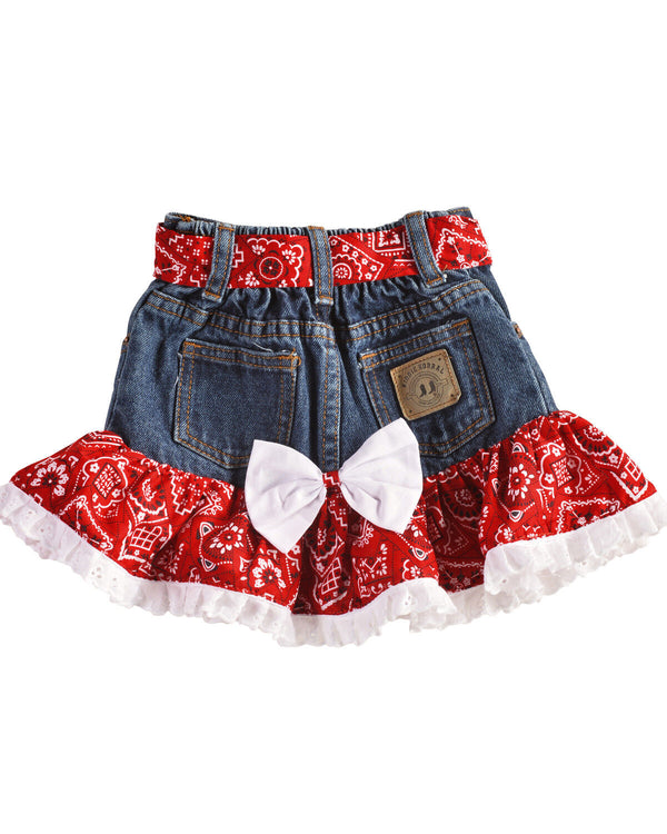 Kiddie Korral 2 Piece Bandanna Outfit- Red