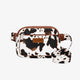 Wrangler Cow Print Belt-Bag - Black