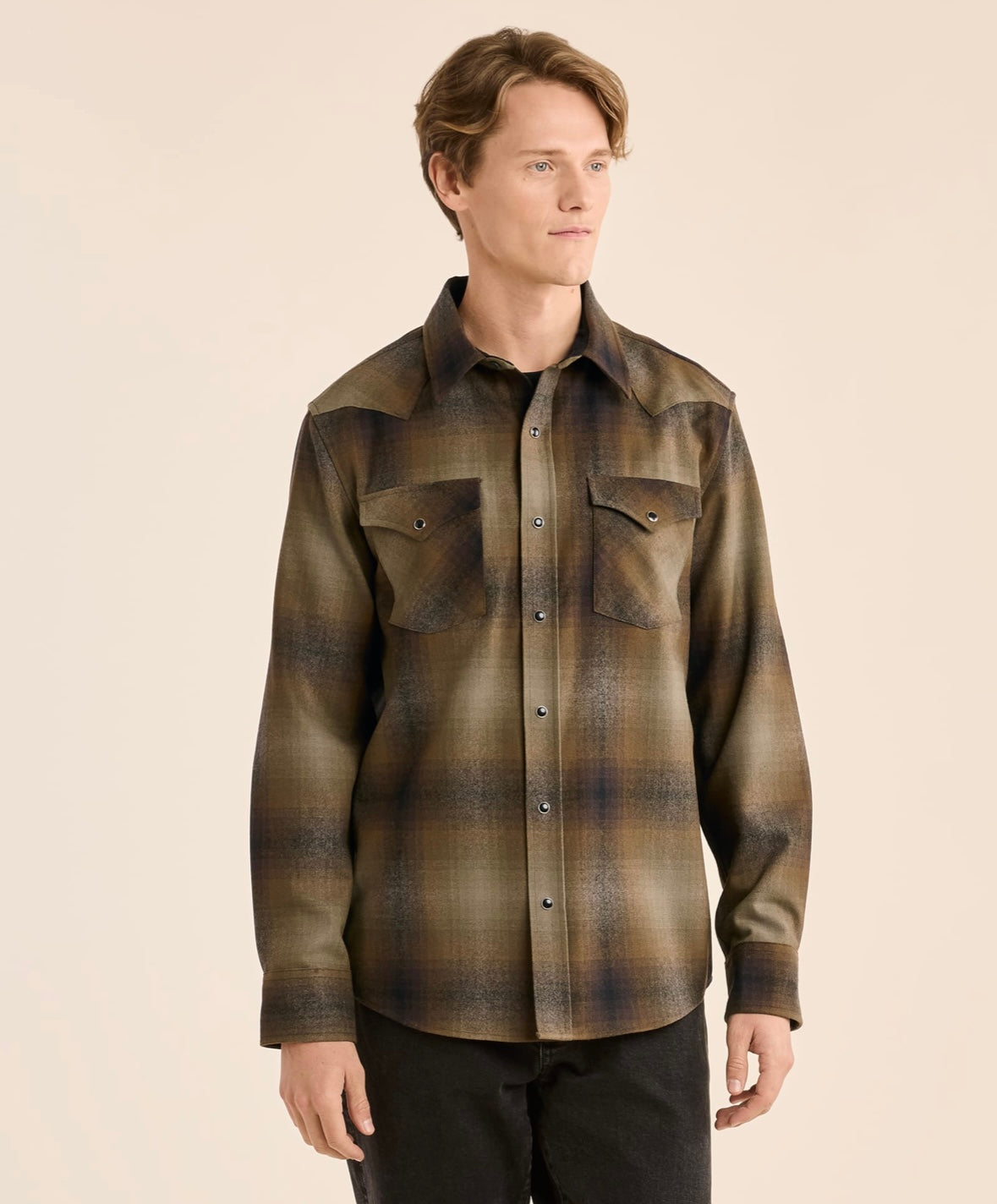 Pendleton Woolen Mills Men's Striped Flannel