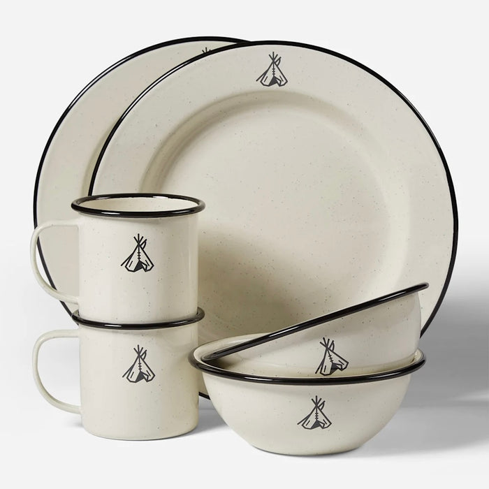 Pendleton Camp Enamelware Dishes