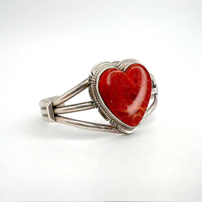 Red Corral Vintage Heart Cuff