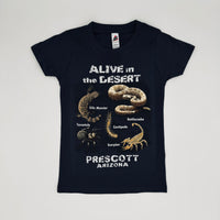 Kids Alive In The Desert Critters Tee
