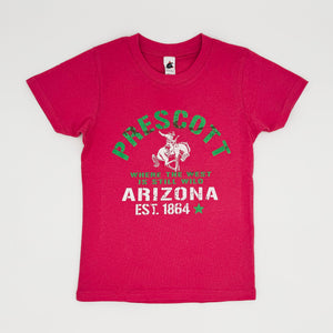 Kids Prescott Glow In The Dark Bronc Rider Tee