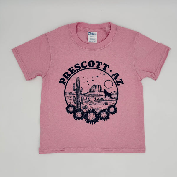Kid’s Desert Scene Flower Ring Tee