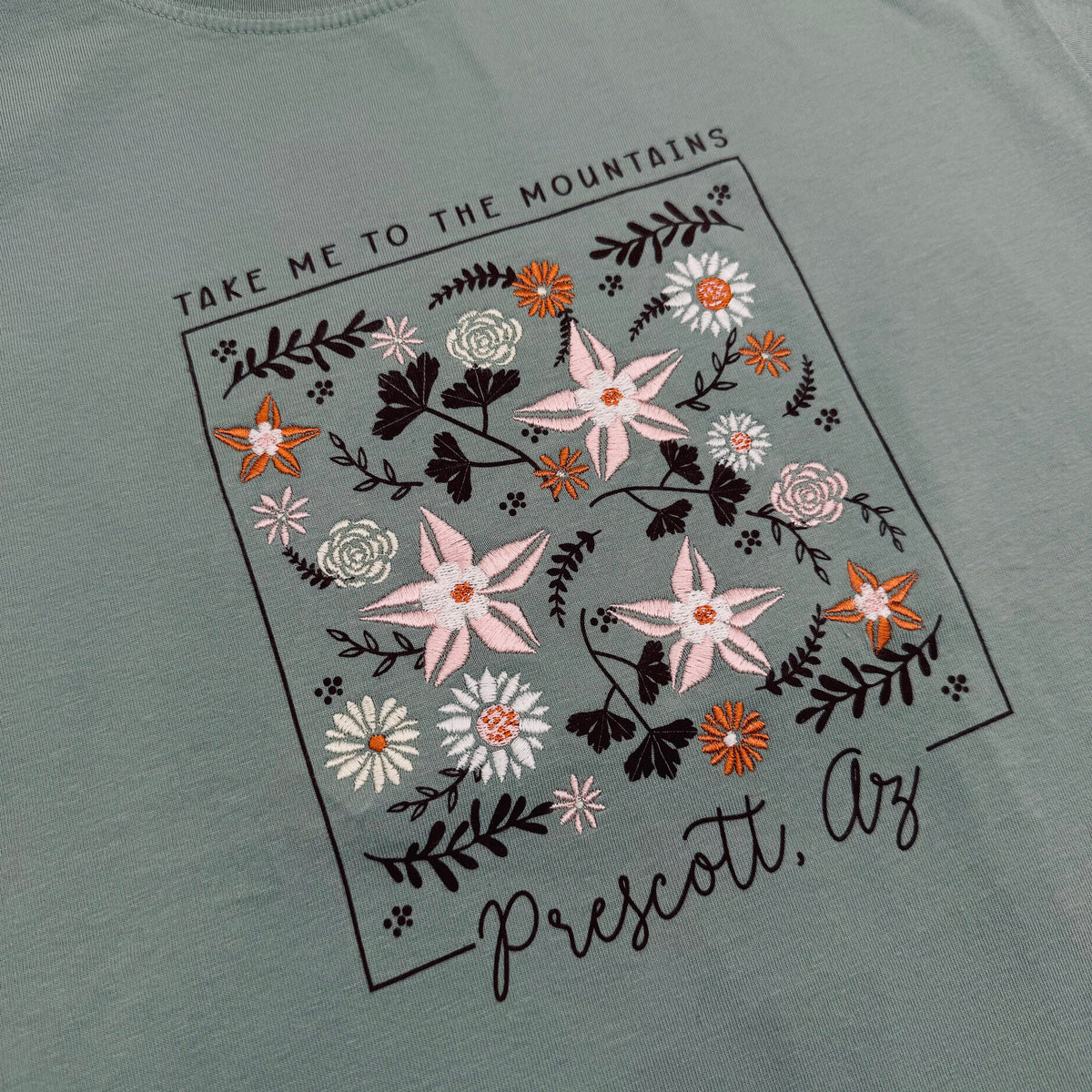 Embroidered Flower Prescott Women’s Shirt