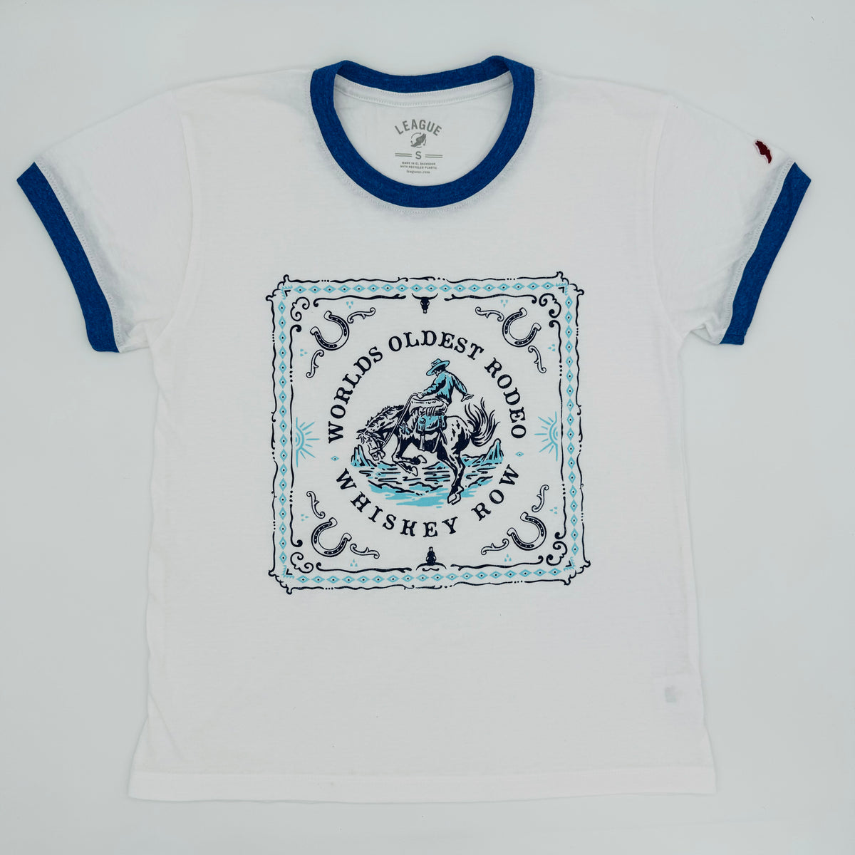 “World’s Oldest Rodeo” Royal Blue Women’s T-Shirt