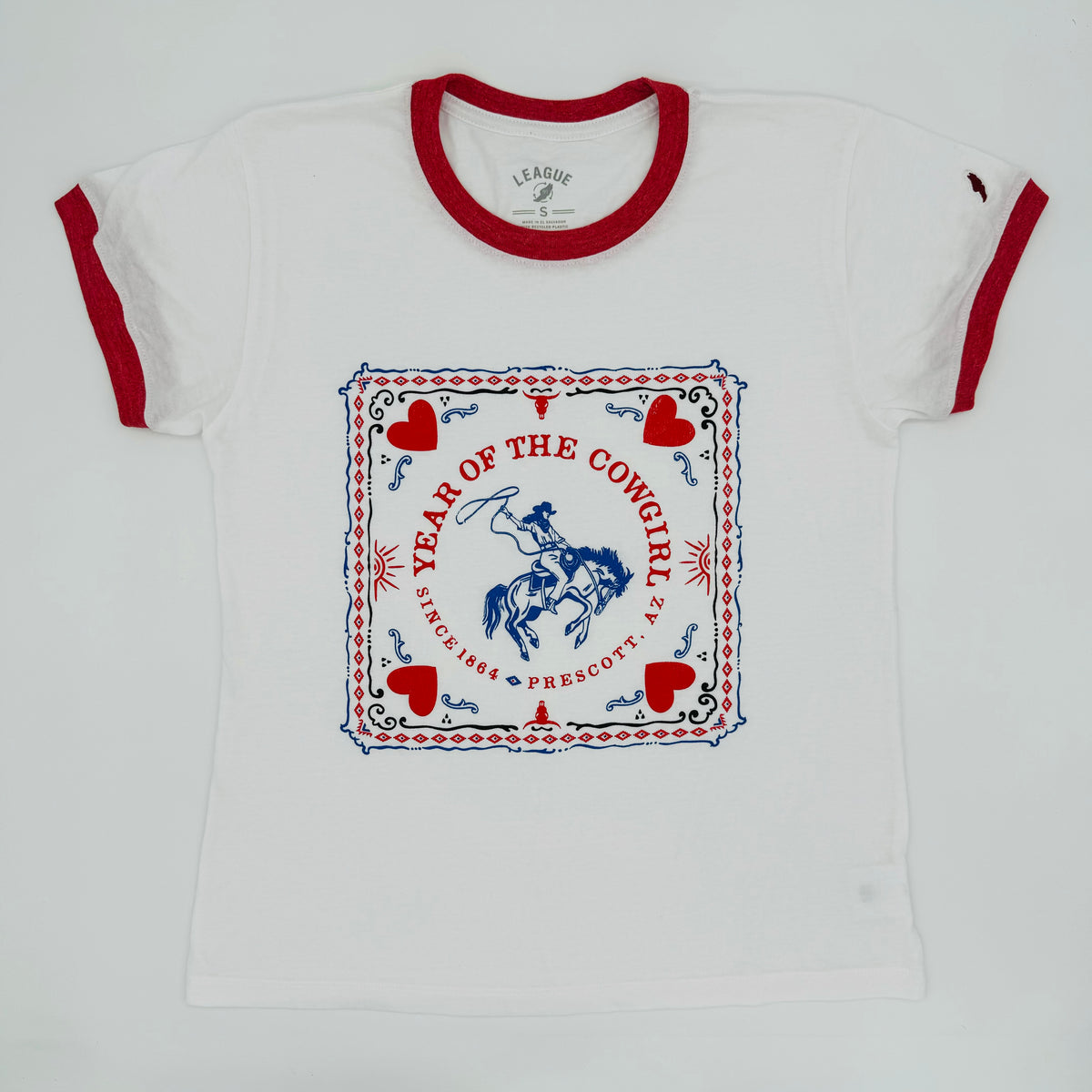 "Year of the Cowgirl" Red White and Blue Women’s T-Shirt