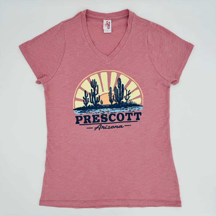 Women’s Prairie Mountain Limitless Sun Water V-Neck Tee