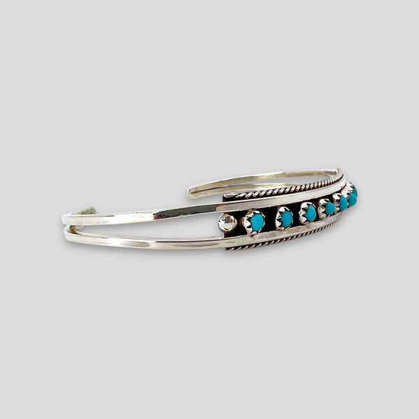 Native Made Handcrafted Turquoise Dainty Bracelet