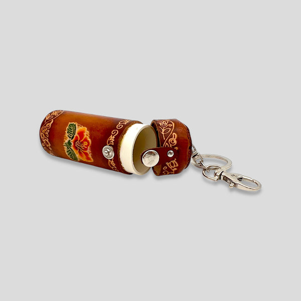 Leather Change Holder Keychain