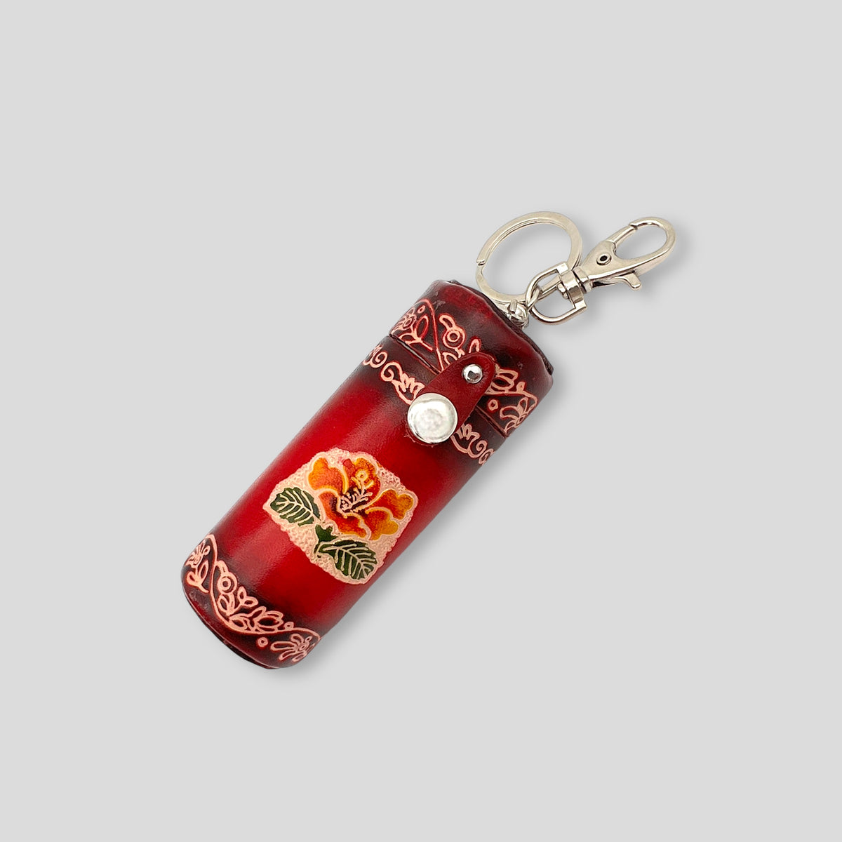 Leather Change Holder Keychain