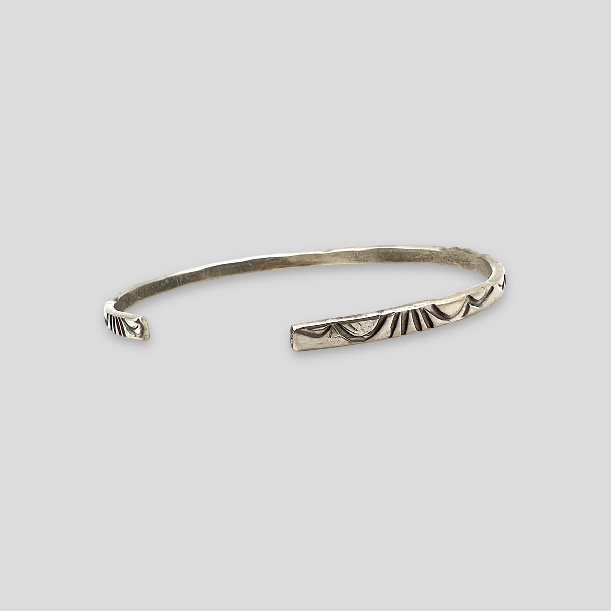 Patterned Sterling Silver Bracelet