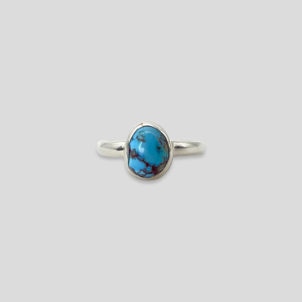 Golden Hill Turquoise Sterling Silver Ring- Size 5