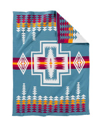 PENDLETON KNIT BABY BLANKET WITH BEANIE