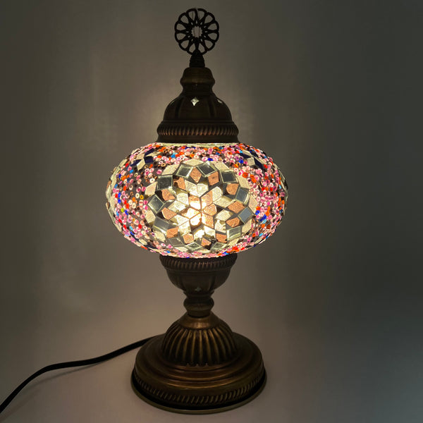 Handmade Turkish Table Lamps - Pink