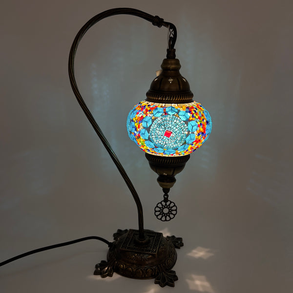 Handmade Half a Heart Turkish Lamps - Light Multicolor