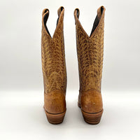 Women's Brown Cowboy Boots- Size 6.5