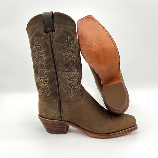 Women's Brown Cowboy Boots- Size 9.5