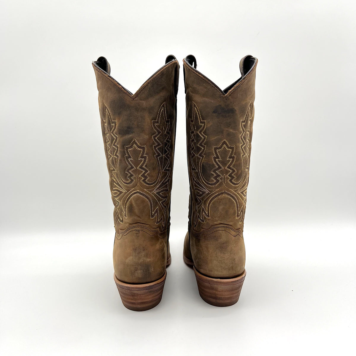 Women's Brown Cowboy Boots- Size 9.5