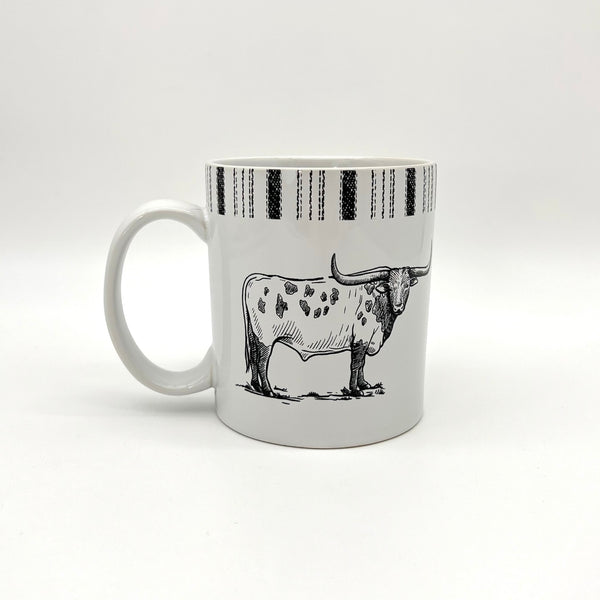 Ranch Life Longhorn Mug