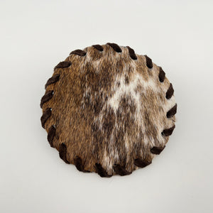 Cowhide Plain Coasters