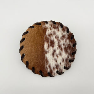 Cowhide Plain Coasters