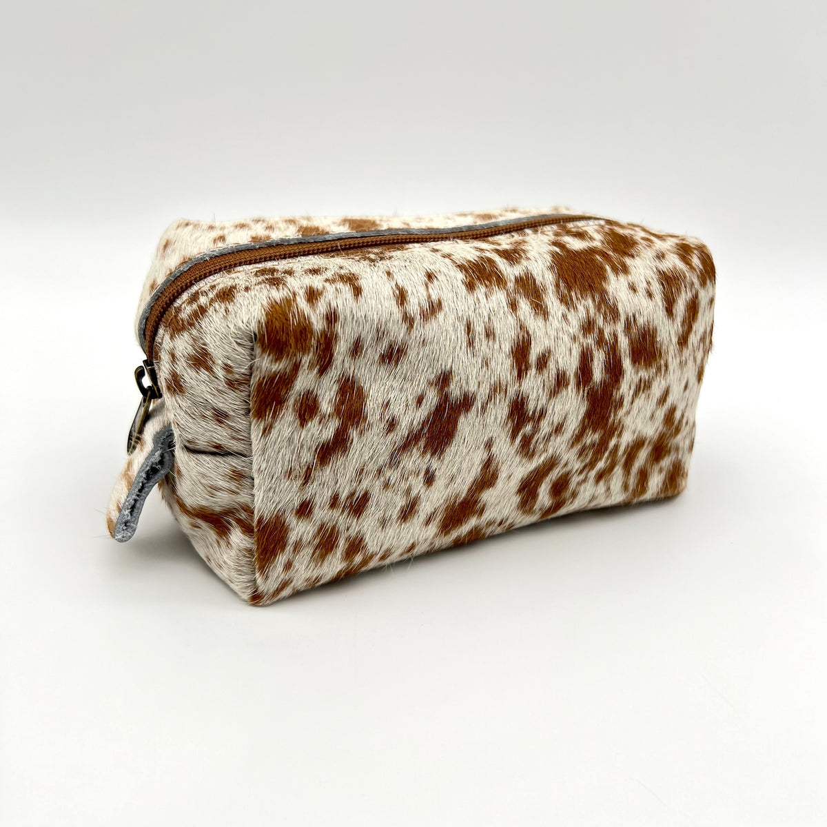 Small Cowhide Cosmetic Bag