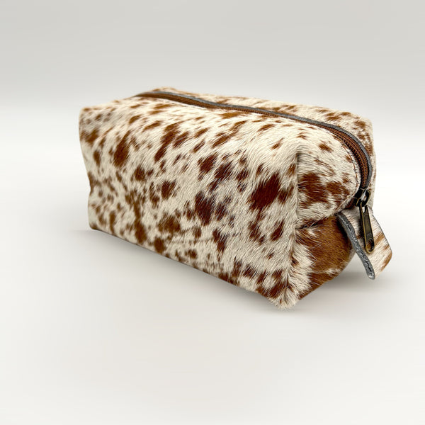 Small Cowhide Cosmetic Bag