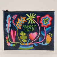 Random Crap Floral Zipper Pouch