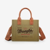 Wrangler Canvas Crossbody Purse - Green