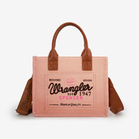 Wrangler Canvas Crossbody Purse - Pink