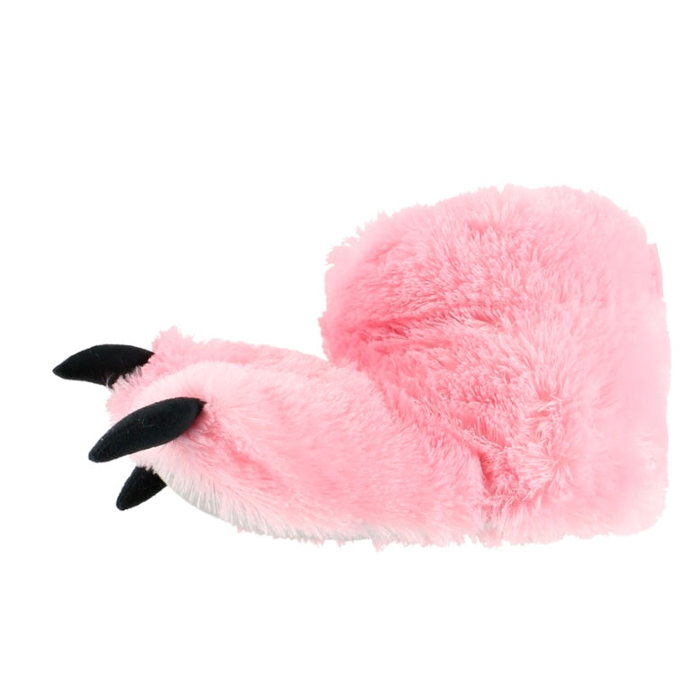 Pink Bear Kid Adult Paw Slipper