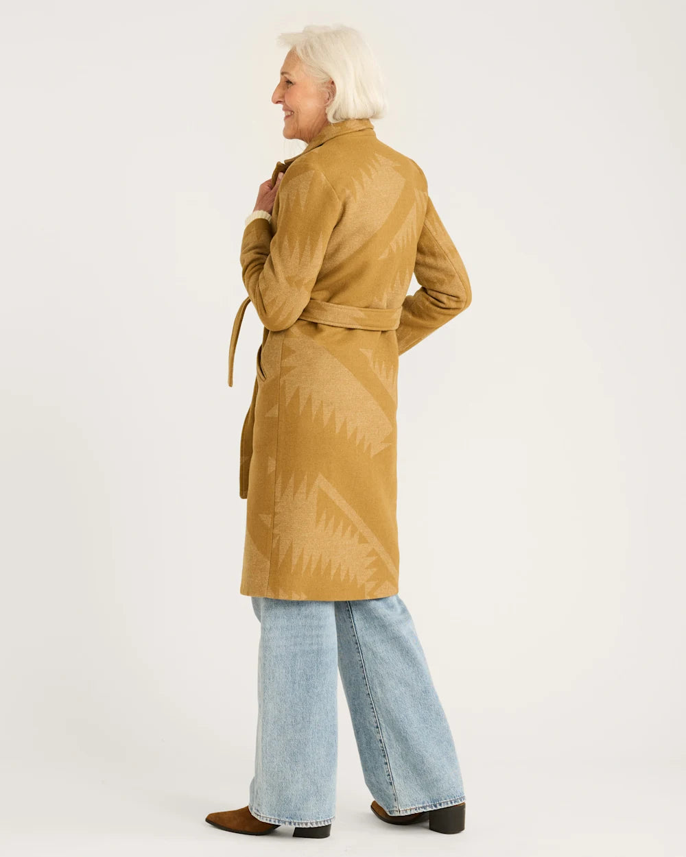 WOMEN'S PENDLETON MIRROR LAKE WOOL TRENCH COAT