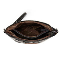 Wrangler Genuine Hair-On Cowhide Crossbody - Black